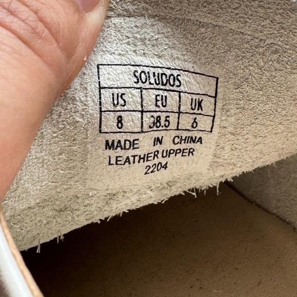 Soludos Ibiza Classic Leather Sneakers - Picture 7 of 12